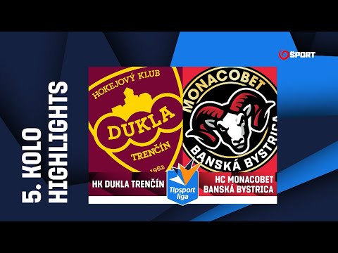 5. kolo: HK Dukla Trenčín - HC MONACObet Banská Bystrica 3:4 (1:1, 2:0, 0:3)