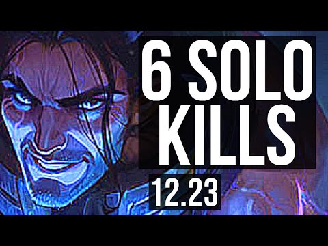 SYLAS vs GRAGAS (TOP) | 8/1/3, 6 solo kills, 500+ games, Dominating | EUW Grandmaster | 12.23