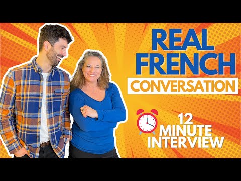 How French sounds in an EVERYDAY FRENCH CONVERSATION French in Real Life in a FAST FRENCH ACCENT