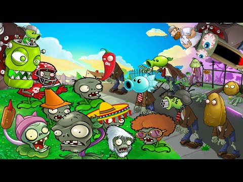Plants Vs Zombies Zomplants Vs Zombotany Mod Gameplay Vs Dr Zomboss Revenge