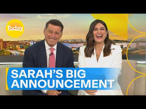 Sarah Abo reveals she's pregnant in emotional announcement | Today Show Australia