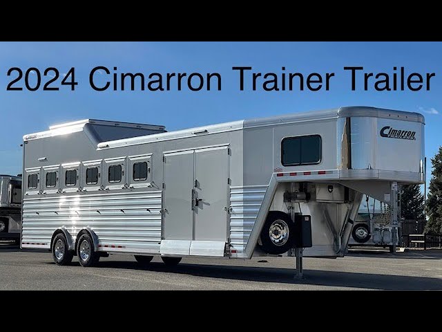Preview image of 2024 Cimarron Norstar 6 Horse Gooseneck Trainer Trailer With Air Ride youtube video