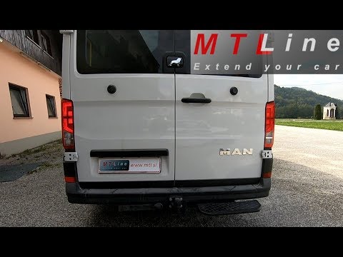 MAN TGE, MY2017 - rear LED DRL lights activation - vključitev zadnjih LED dnevnih luči