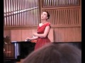 Анна Кудрявцева - Ариозо Наташи из оперы "Русалка" 