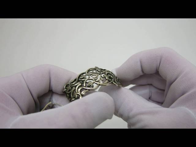 Серебряный браслет 13цф Видеообзор