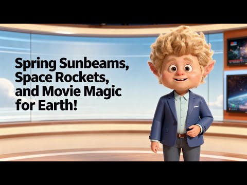 Spring Sunbeams, Space Rockets, and Movie Magic for Earth!