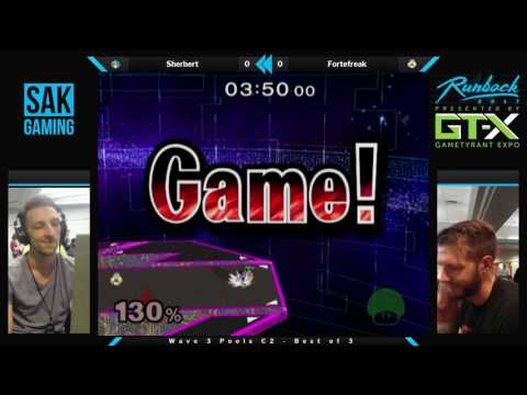 Runback 2017 Pools - Sherbert (Peach) vs ForteFreak (Sheik)
