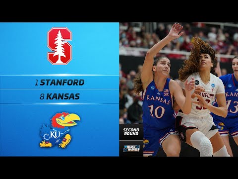 Stanford vs. Kansas - Women’s NCAA tournament second-round highlights