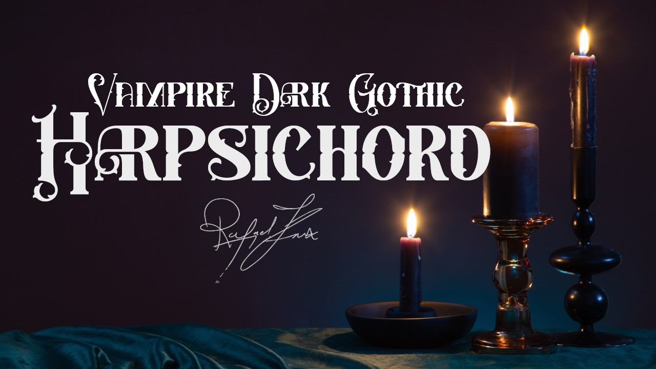 Vampire Dark Gothic Harpsichord | Dark Academia Aesthetic | No AI Music | Rafael Krux