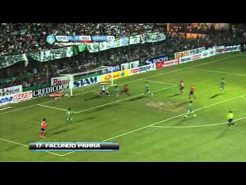Gol de Parra. Sportivo 0 Independiente 1. Fecha 14. Torneo Primera B Nacional. Fútbol Para Todos