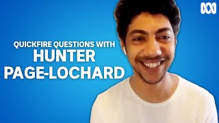 Hunter Page-Lochard dreams of working with Brad Pitt | Quickfire Questions - Zoom Edition video