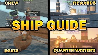 Ship Guide for Arcane Odyssey - How to Get Blueprints Crew and Quartermaster
