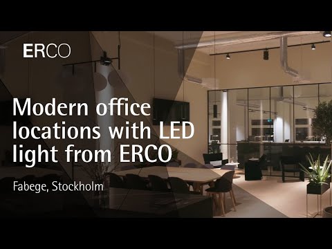 Flexible working in Swedish – Modern office locations with LED light from ERCO