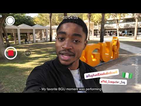 BGU Moments - Raphael Emeka Godswill