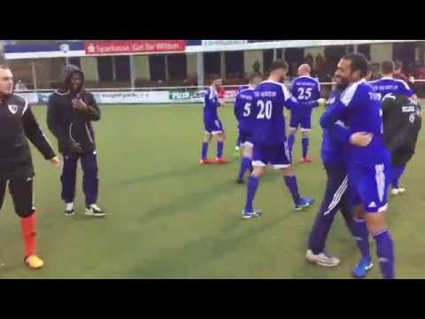 Jubel über den 4:0 Heimsieg gegen VfL Kemminghausen