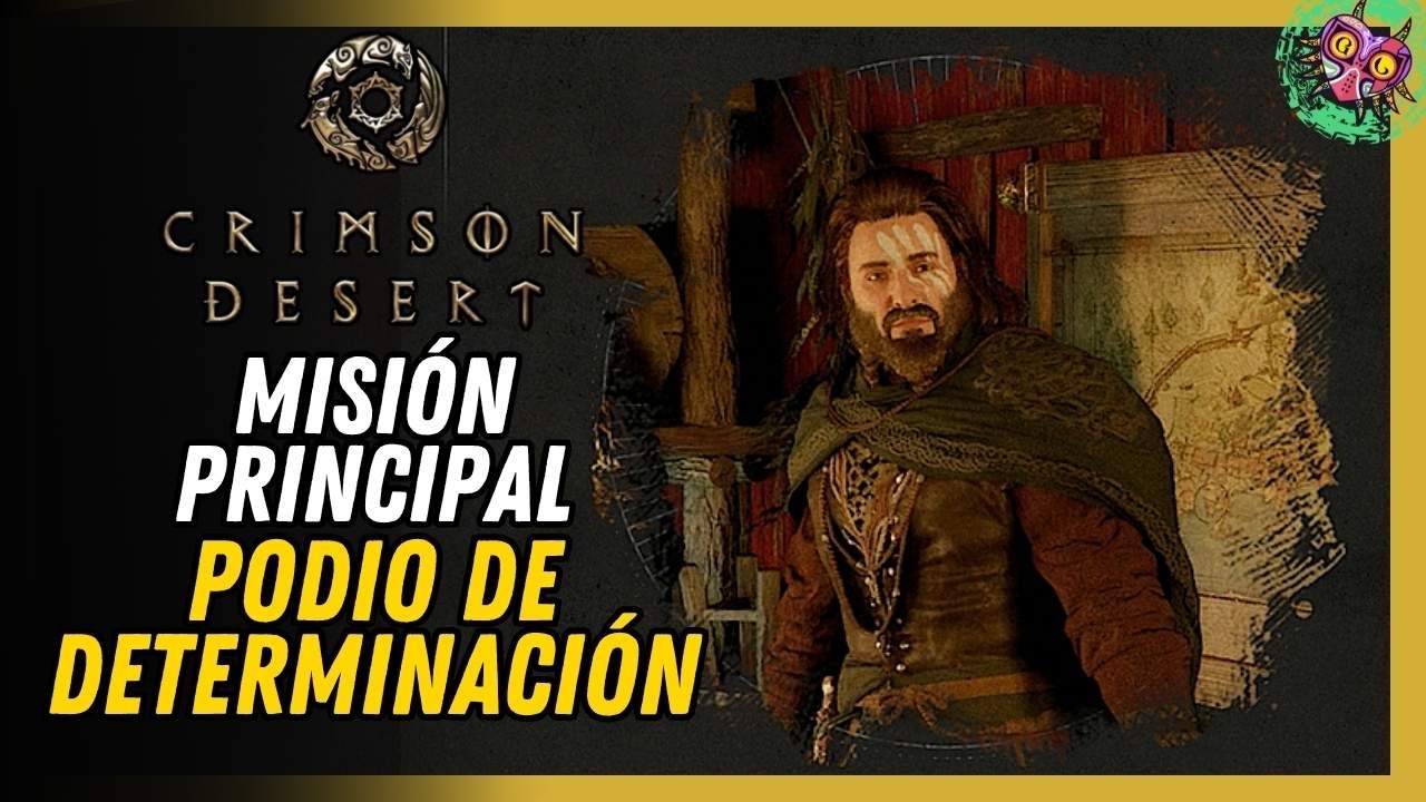Podio de Determinación Misión Principal Crimson Desert