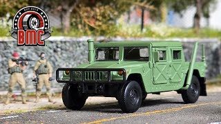 Let's COMPARE the BMC Humvee with Johnny lightning, Master and 596. 1/64 SCALE DIECAST CAR MODEL. 