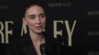 Nightmare Alley New York World Premiere - itw Rooney Mara (official video) video