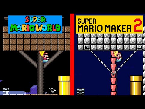 Recreating Super Mario World's Sunken Ghost Ship in Super Mario Maker 2