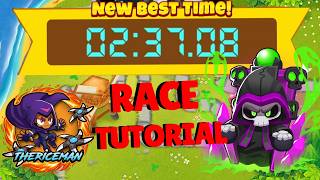 BTD6 Race Tutorial | TOP 50 GUIDE | TOWN MARATHON