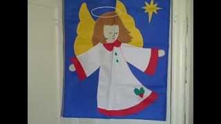 Angel Flag Garden Decor Collectible Outdoor 28 X 40 inches used