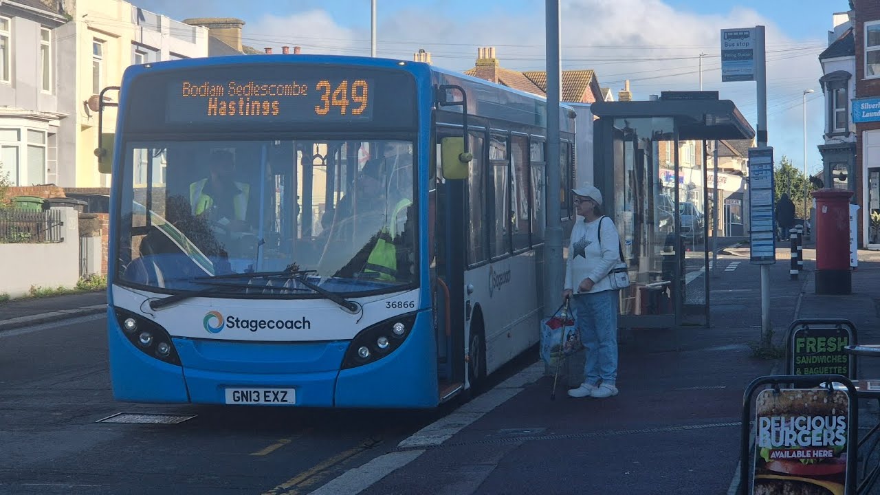 Onboard Stagecoach Bus 36866 (GN13 EXZ) | ADL Enviro200 | Route 349