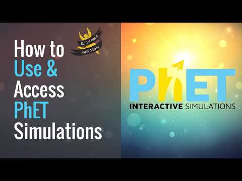 How To Access Phet Simulations