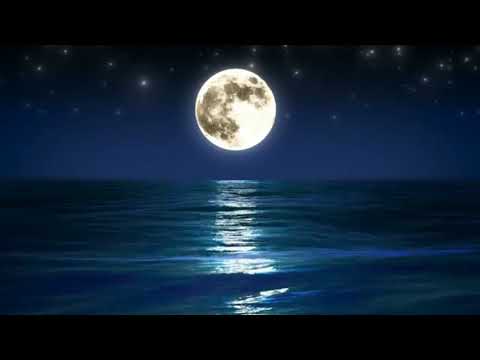3 Min Sleep & Relaxation Music With  Ocean and Full Moon