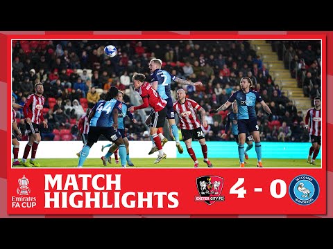 Match Highlights: Exeter City 4 - 0 Wycombe Wanderers