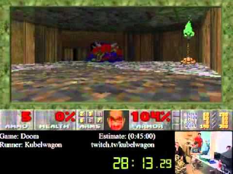 Doom SPEED RUN (42:42) by kubelwagon - Summer Games Done Quick 2012