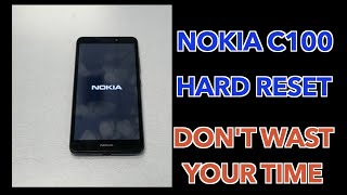 Nokia C100 Hard Reset  why you can