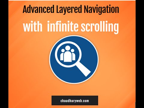 Endless scrolling and ajax layer navigation magento extension demo