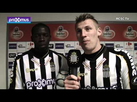 Christophe & Sébastien aprés R.Charleroi S.C. - Royal Mouscron-Péruwelz