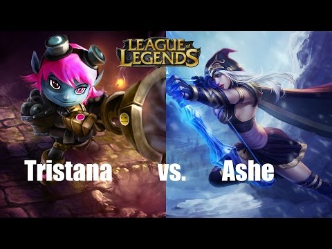 TRISTANA VS. ASHE [FULL GAMEPLAY] LEAGUE OF LEGENDS