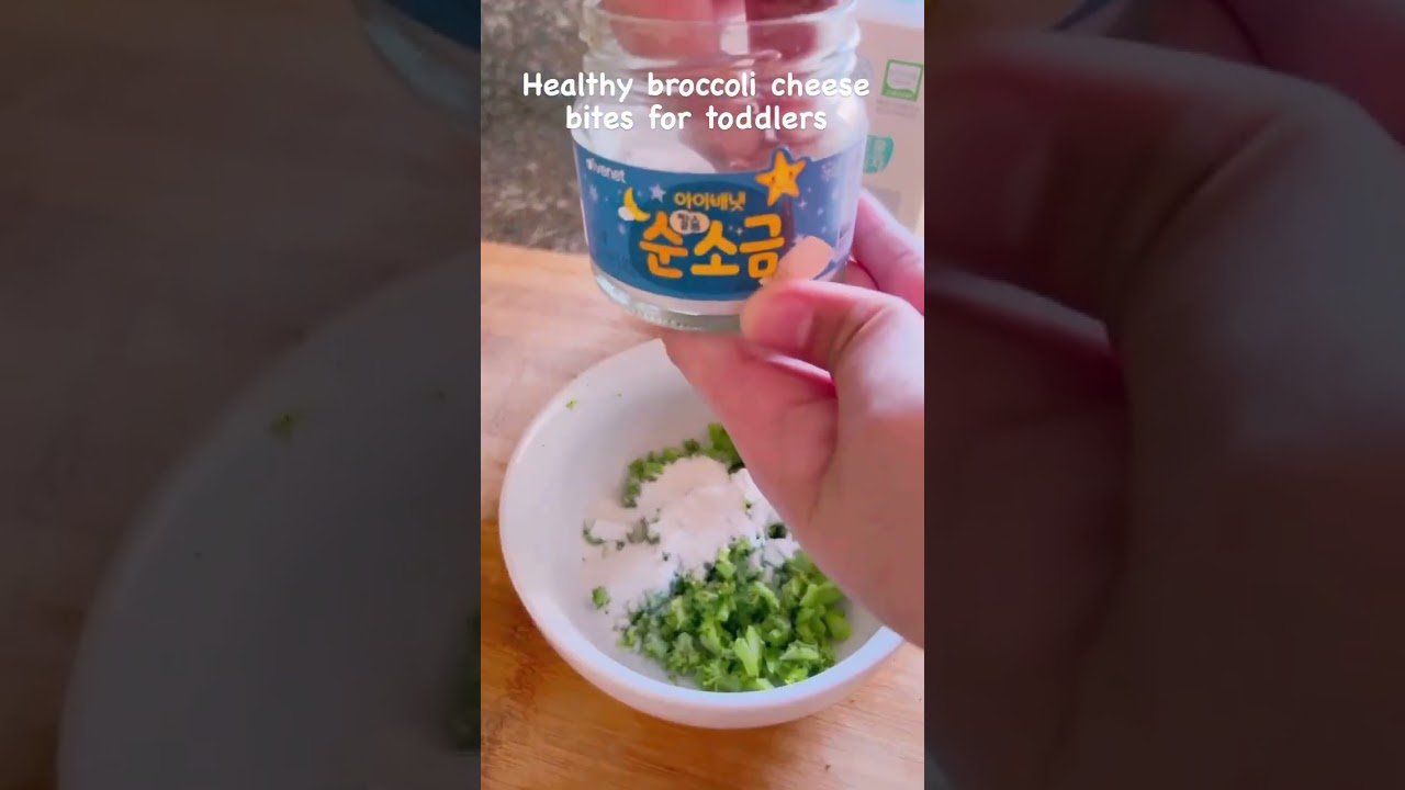 Broccoli Cheese Bites | Easy snack for toddlers/babies