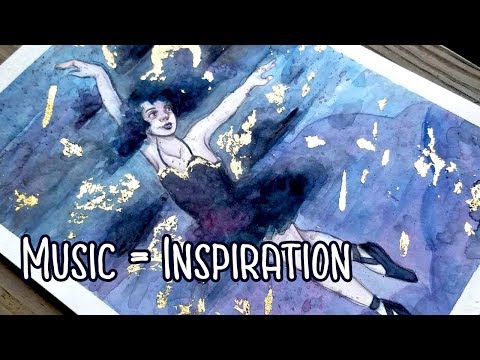 Using Music to Inspire Art // Elisha David Sponsored Video