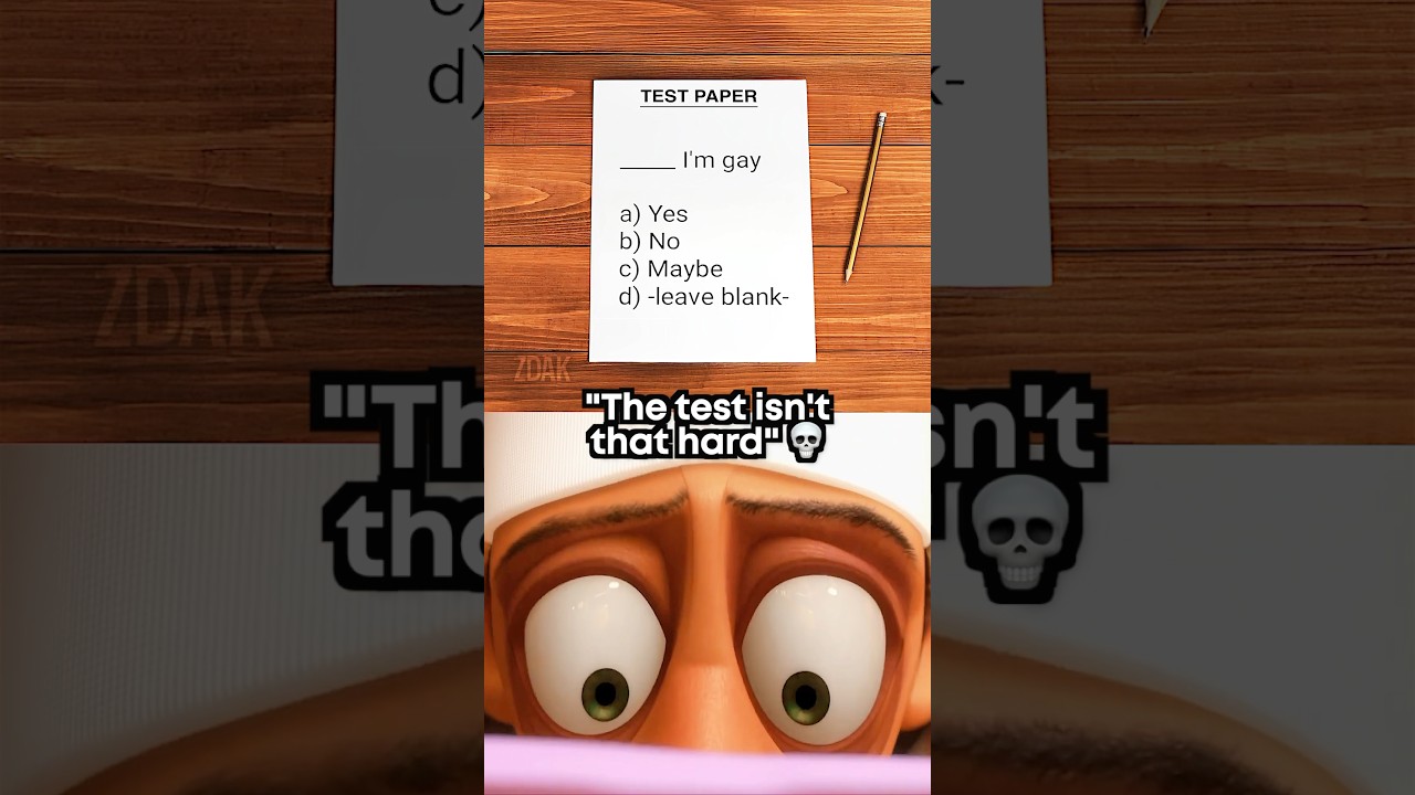 Hardest test in the world 💀