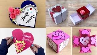 DIY - Heart Shaped Birthday / Greetings Card | Handmade Heart Gift / Card For Anniversary / Birthday