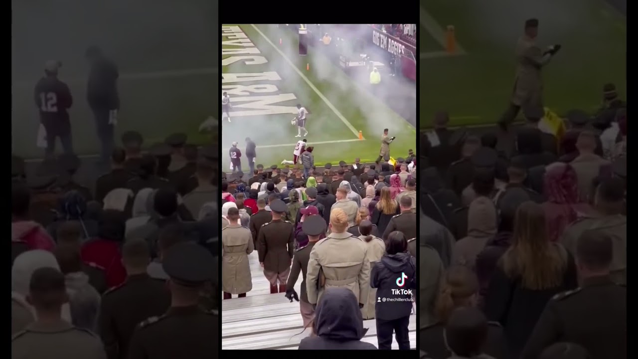 Texas A&M Aggies Accidentally Fired Canon Directly Into UMass Football Players #cfb #aggies #umass