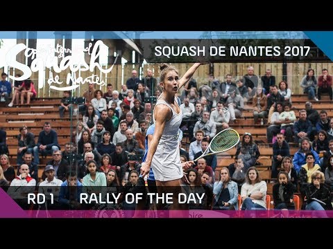 Squash: Rally of the Day - Open International de Squash de Nantes 2017 Rd 1
