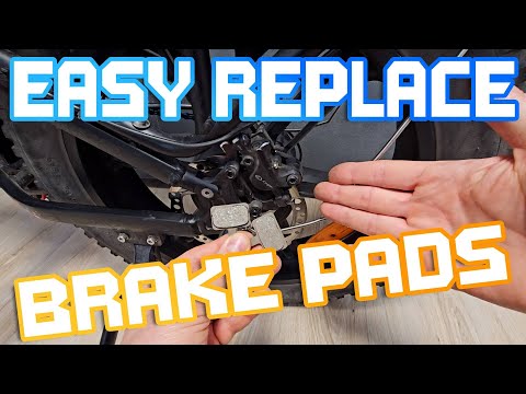 How to replace Brake Pads on eBike & Escoot Easy & Fast 🚀 Fatbike Engwe Example 🍻🍕