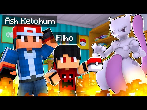 Minecraft: Who's Your Family? O FILHO DO ASH CAPTUROU O MEWTWO ‹‹ P3DRU ››