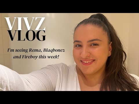 7th Nov: Rema, Fireboy and Blaqbonez show and my plans this week! | Vivz Vlog