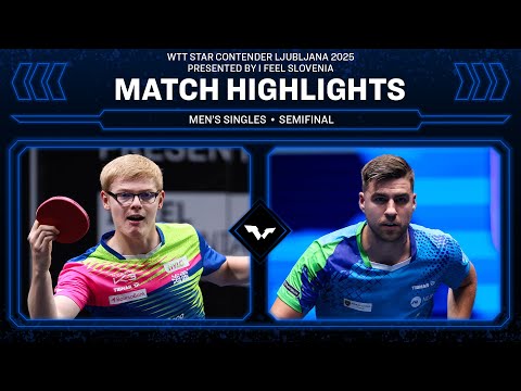 Felix Lebrun vs Darko Jorgic | MS SF | #WTTLjubljana 2025