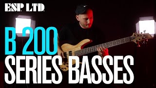 Video thumbnail for Demo: ESP/LTD B Series Bass Guitars by ESP Guitars Australia