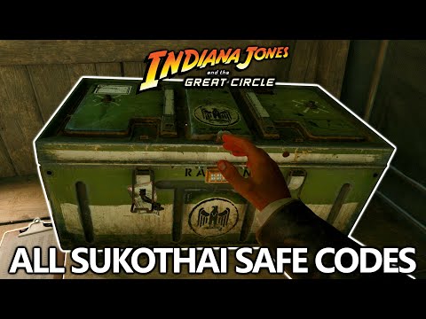Indiana Jones and the Great Circle - All Sukhothai Safe Codes (and Locations)