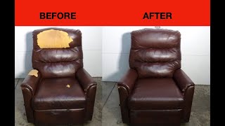 Self Adhesive Leather Patch Upholstery Repair - for Vinyl, Leather, Faux Leather and more
