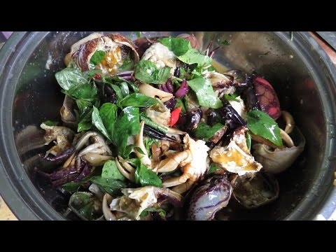 Prepare Salty Crab To Eat At Home - Homemade Food In Cambodia
