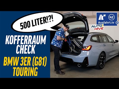 Trunk Check: BMW 3 Series Touring G21 What fits in the trunk? Bicycle? Ladder? Suitcases? Bags?