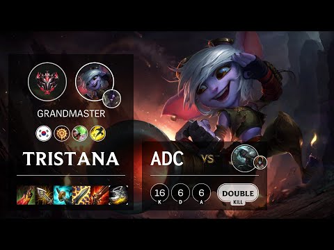 Tristana ADC vs Senna - KR Grandmaster Patch 10.16